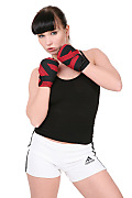 Ally Style Right hook istripper model